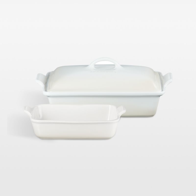 Le Creuset ® Meringue 3-Piece Heritage Rectangular Casserole Dish Set - image 0 of 1