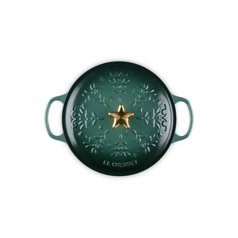 Le Creuset ® Signature Noel Artichaut 4.5-Qt. Round Dutch Oven with Embossed Tree and Star Knob - image 1 of 5