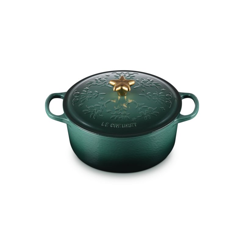 Le Creuset ® Signature Noel Artichaut 4.5-Qt. Round Dutch Oven with Embossed Tree and Star Knob - image 3 of 5