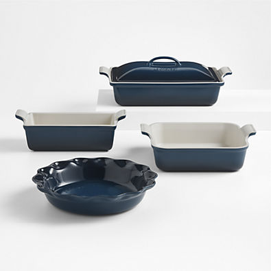 View Le Creuset ® Heritage Nuit 5-Piece Stoneware Bakeware Set details