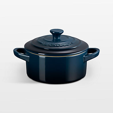 View Le Creuset ® 8-Oz. Nuit Round Mini Cocotte with Lid details
