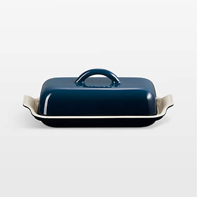 Le Creuset ® Heritage Nuit Ceramic Butter Dish