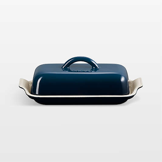 Le Creuset ® Heritage Nuit Ceramic Butter Dish