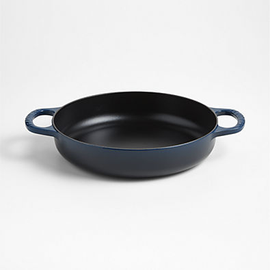 View Le Creuset® Signature 11" Nuit Enameled Cast Iron Everyday Pan details