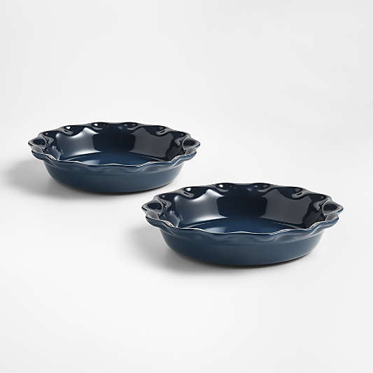 Le Creuset ® Nuit Heritage Pie Dishes, Set of 2