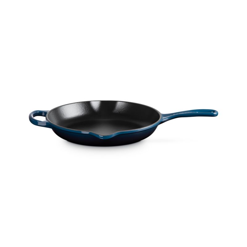 Le Creuset ® Signature 10.25" Nuit Enameled Cast Iron Skillet - image 6 of 12