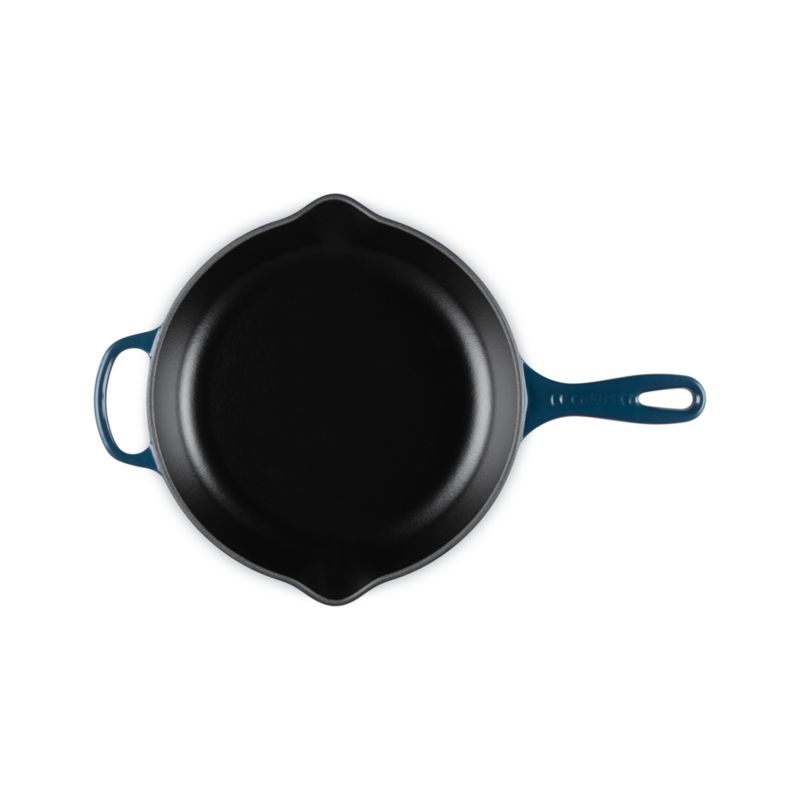 Le Creuset ® Signature 10.25" Nuit Enameled Cast Iron Skillet - image 7 of 12