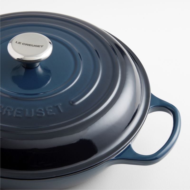 Le Creuset ® Signature -Qt. Nuit Enameled Cast Iron Braiser