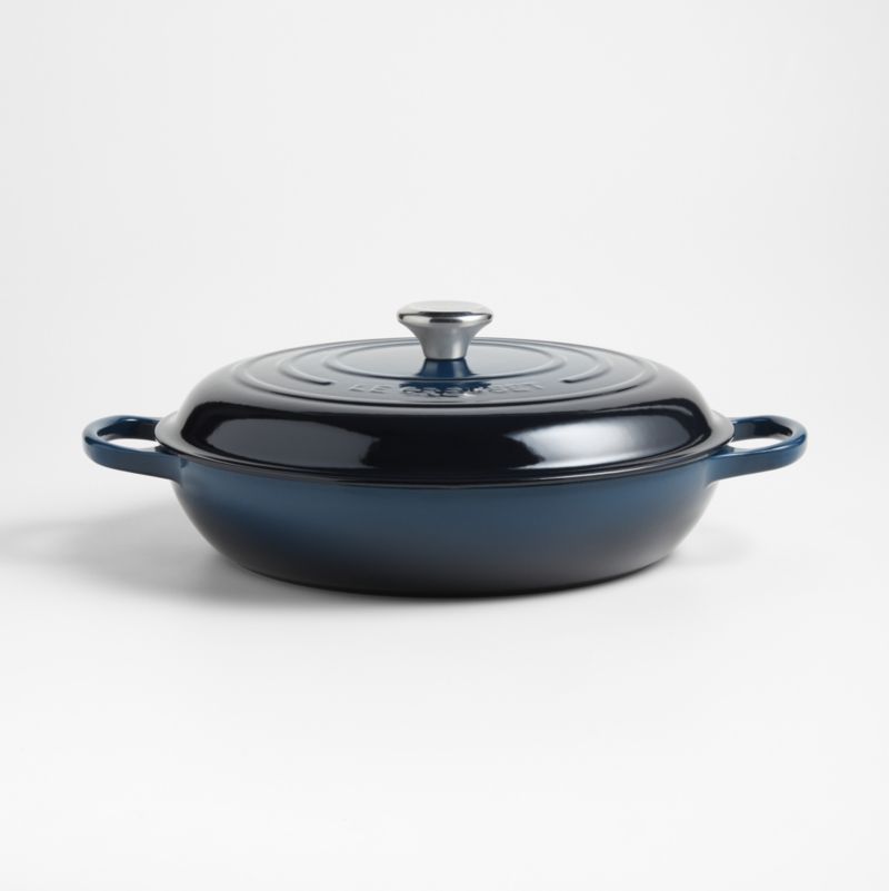 Viewing product image Le Creuset ® Signature 5-Qt. Nuit Enameled Cast Iron Braiser - image 1 of 10