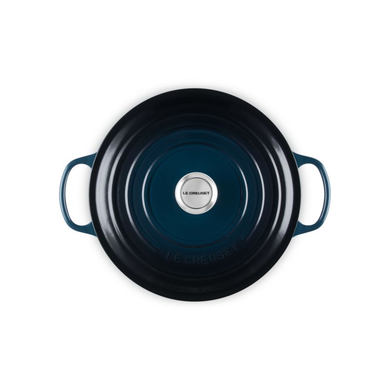 Le Creuset ® Signature 6.7L/7.25-Qt Nuit Enameled Cast Iron Round Dutch Oven - image 9 of 11