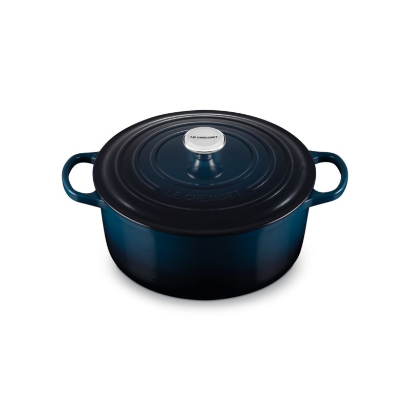 Le Creuset ® Signature 6.7L/7.25-Qt Nuit Enameled Cast Iron Round Dutch Oven - image 10 of 11