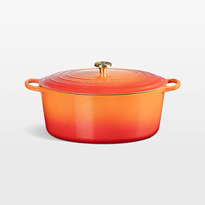 Le Creuset ® Signature 15.5-Qt. Flamme Doree Round Dutch Oven with Crucible Knob