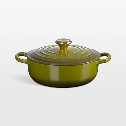 Le Creuset ® Signature 3.5-Qt. Olive Enameled Cast Iron Round Sauteuse