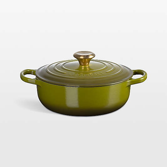 Le Creuset ® Signature 3.5-Qt. Olive Enameled Cast Iron Round Sauteuse