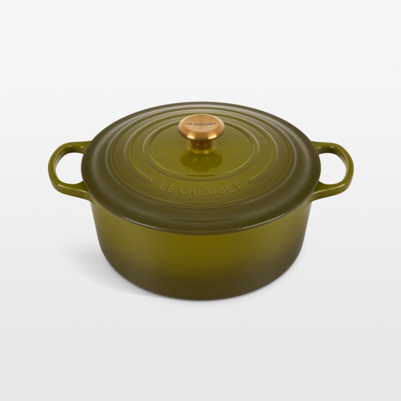 Le Creuset ® Olive 7.25-Qt. Signature Round Dutch Oven - image 0 of 10