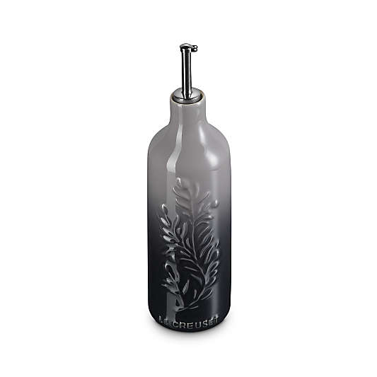 Le Creuset Oyster 0.6-L Olive Branch Stoneware Oil Cruet