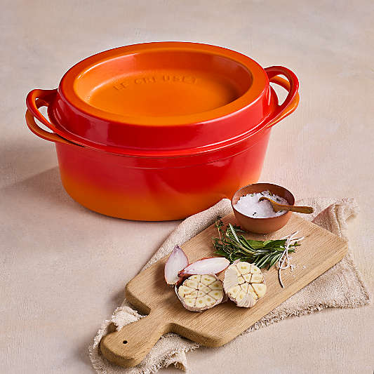 Le Creuset ® 7.25-Qt. Flame Enameled Cast Iron Oval Doufeu Dutch Oven