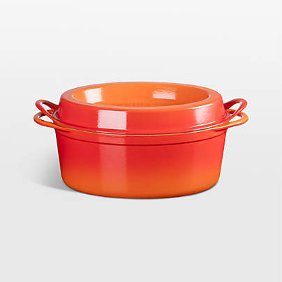 Le Creuset ® 7.25-Qt. Flame Enameled Cast Iron Oval Doufeu Dutch Oven