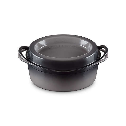Le Creuset ® 7.25-Qt. Oyster Enameled Cast Iron Oval Doufeu Dutch Oven