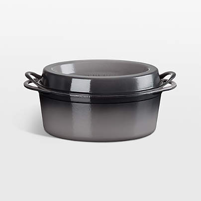 Le Creuset ® 7.25-Qt. Oyster Enameled Cast Iron Oval Doufeu Dutch Oven