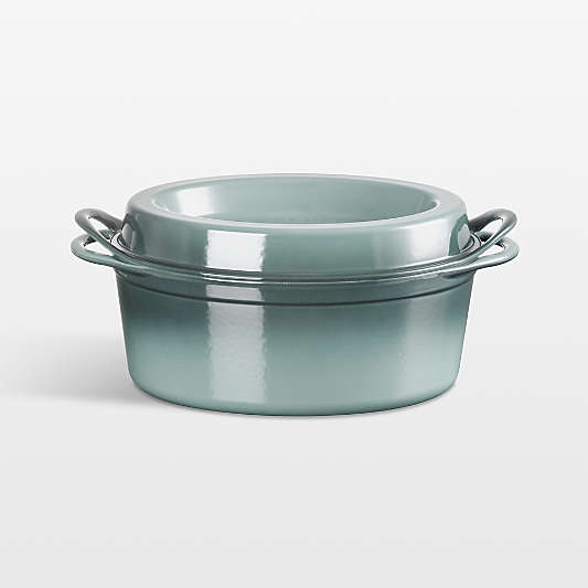 Le Creuset ® 7.25-Qt. Sea Salt Enameled Cast Iron Oval Doufeu Dutch Oven