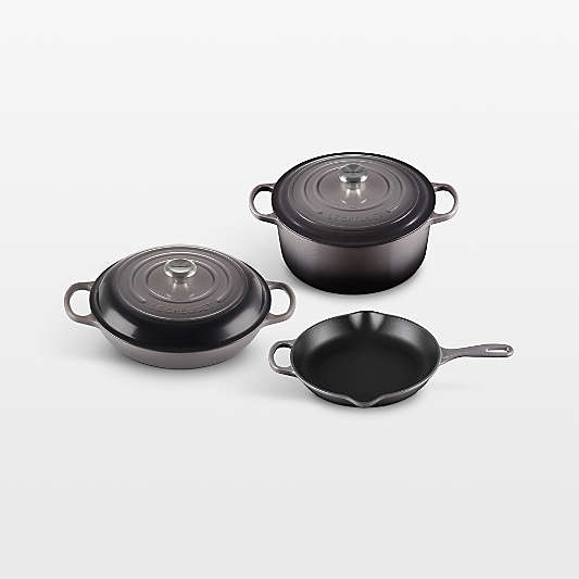 Le Creuset ® Signature Oyster Enameled Cast Iron 5-Piece Cookware Set