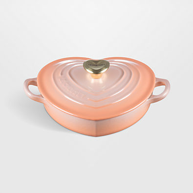 View Le Creuset ® 1.25-Qt. Peche Enameled Cast Iron Heart Dish details