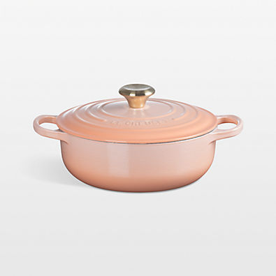 View Le Creuset ® Signature 3.5-Qt. Peche Enameled Cast Iron Round Sauteuse details