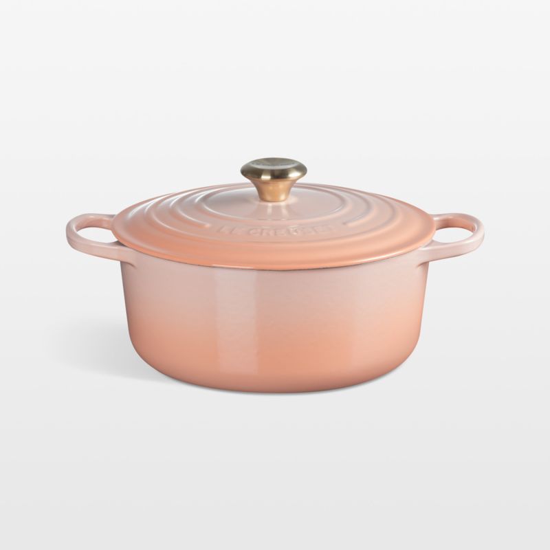 Viewing product image Le Creuset ® Peche 5.5-Qt. Signature Round Dutch Oven - image 1 of 10