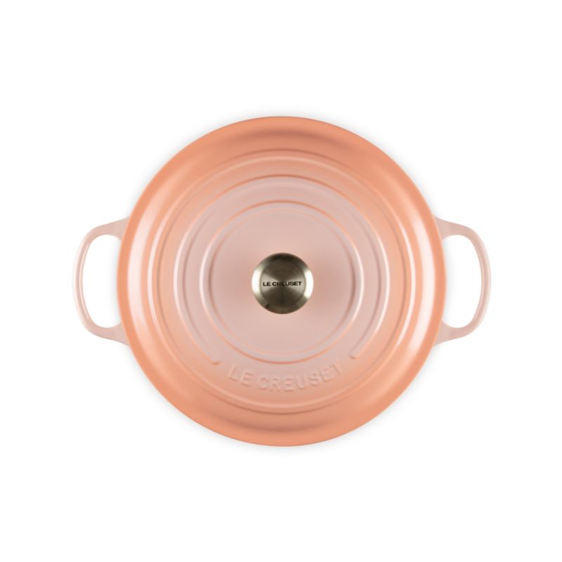 Le Creuset ® Peche 6.75-Qt. Signature Wide Round Oven - image 8 of 10