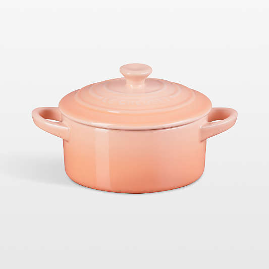 Le Creuset ® 8-Oz. Peche Round Mini Cocotte with Lid