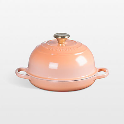 View Le Creuset ® 9.5" Peche Enameled Cast Iron Bread Oven details