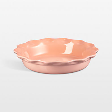 View Le Creuset ® Heritage 9" Peche Ceramic Pie Dish details