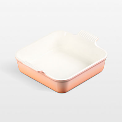 View Le Creuset ® Heritage 3-Qt. Peche Square Ceramic Baking Dish details