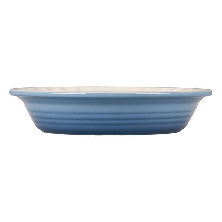 Le Creuset 9 Chambray Blue Ceramic Stoneware Pie Dish + Reviews