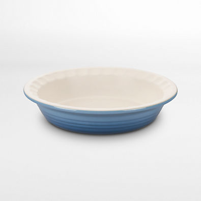 View Le Creuset ® 9" Chambray Blue Stoneware Pie Dish details