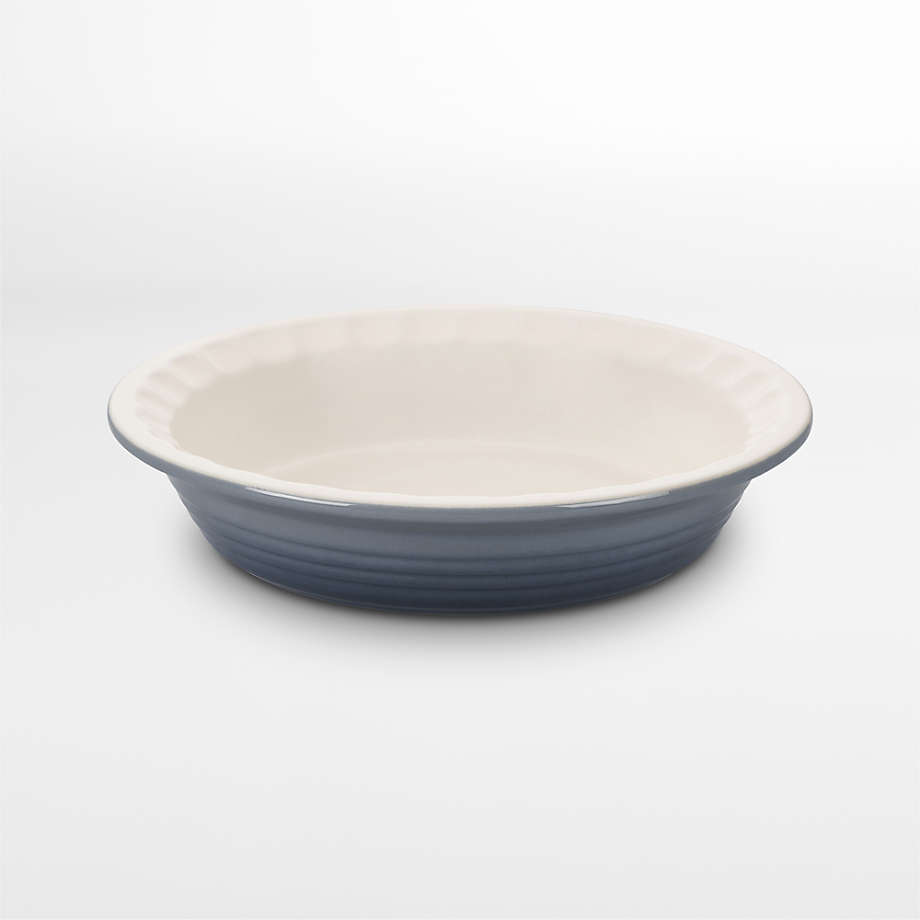Le Creuset Graphite Pie Dish + Reviews Crate & Barrel
