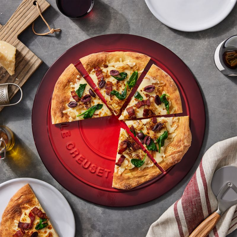 Le Creuset ® Stoneware Cerise Round Pizza Stone - image 1 of 3