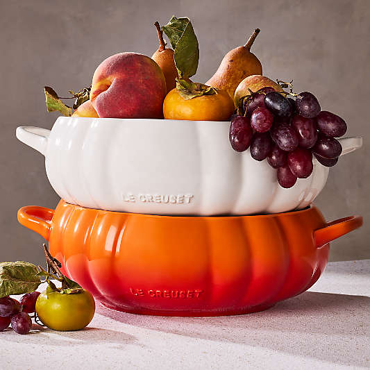 Le Creuset Persimmon 4-Qt. Pumpkin Serve Bowl