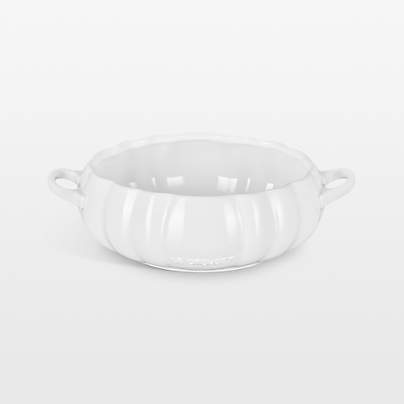 Le Creuset ® White 4-Qt. Pumpkin Serve Bowl