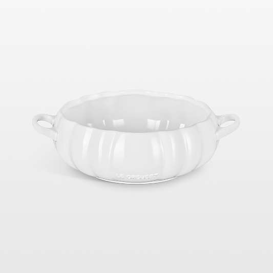 Le Creuset ® White 4-Qt. Pumpkin Serve Bowl