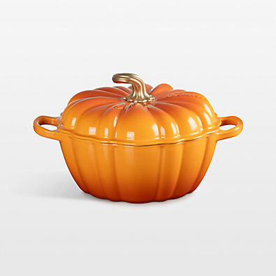 View Le Creuset ® Persimmon 4-Qt. Pumpkin Cocotte details