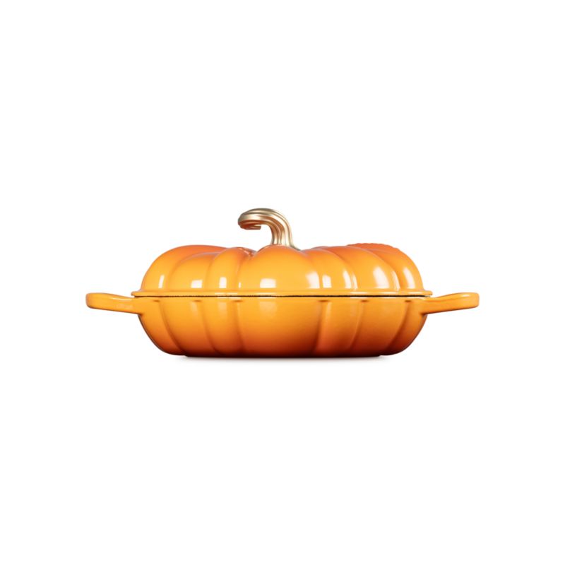 Le Creuset ® Persimmon 2.75-Qt. Figural Pumpkin Braiser - image 4 of 5