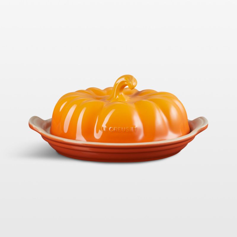 Le Creuset ® Figural Persimmon Pumpkin Butter Dish - image 0 of 4