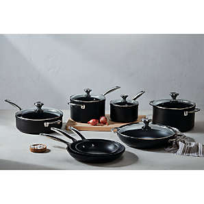 Le Creuset 5 Piece Enameled Cast Iron Signature Set - Licorice - Loft410