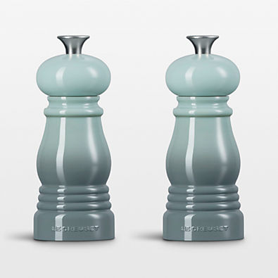 View Le Creuset ® Petite Sea Salt Salt and Pepper Mill Set details