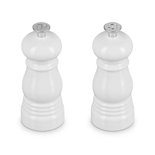 Le Creuset ® Petite White Salt and Pepper Mill Set
