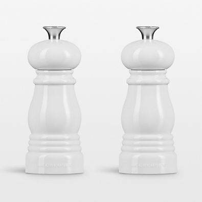 View Le Creuset ® Petite White Salt and Pepper Mill Set details