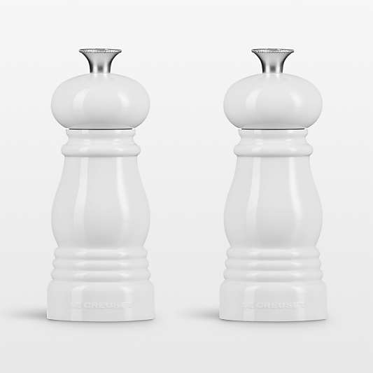 Le Creuset ® Petite White Salt and Pepper Mill Set
