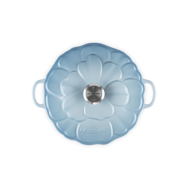 Le Creuset ® 2.25-Qt. Coastal Blue Petal Braiser with Glass Lid - image 1 of 7